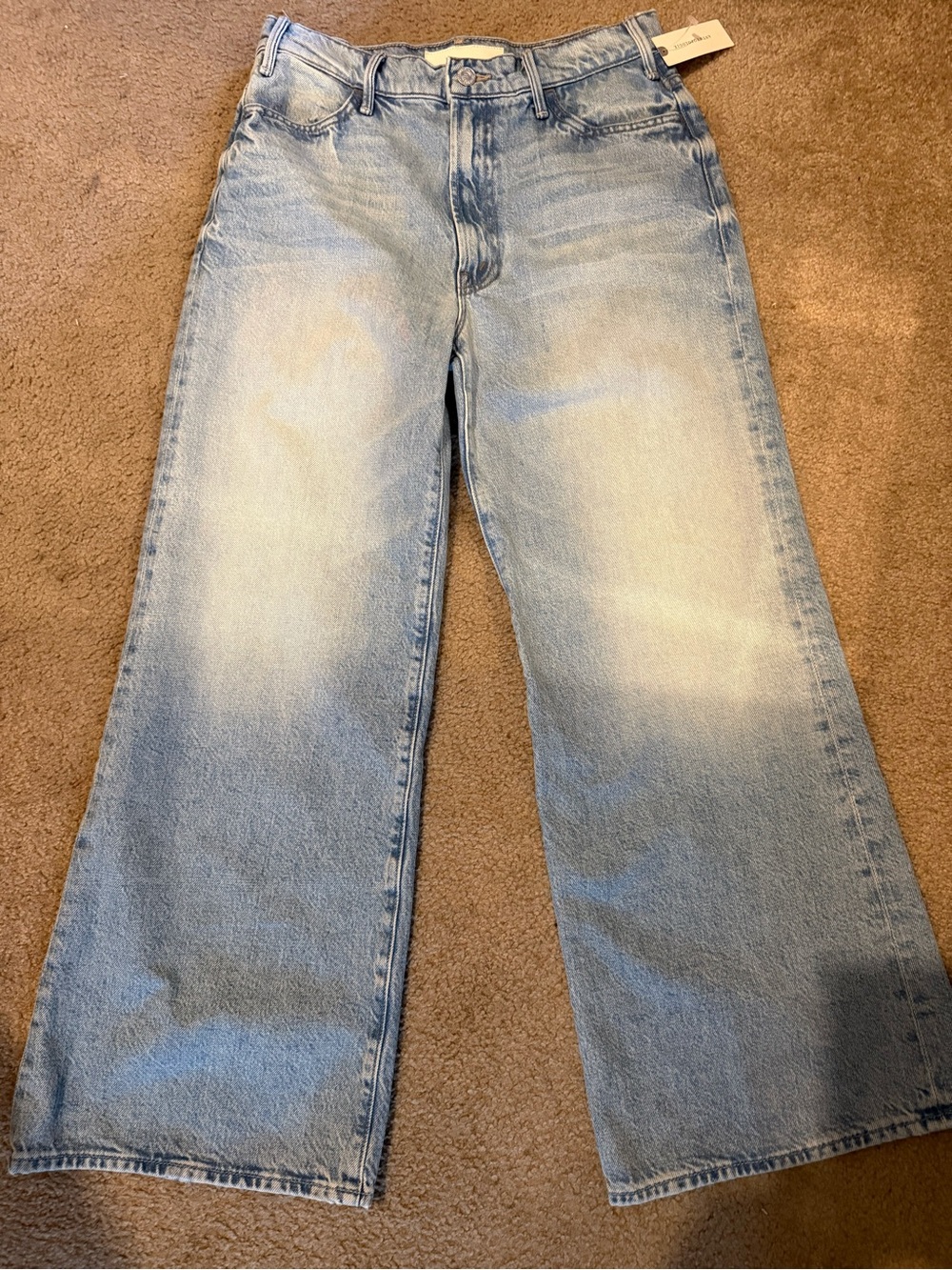 NWT! MOTHER The Hustler roller high rise ankle jeans - Picture 7 of 14